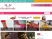 Tablet Screenshot of cintakidsfashion.com